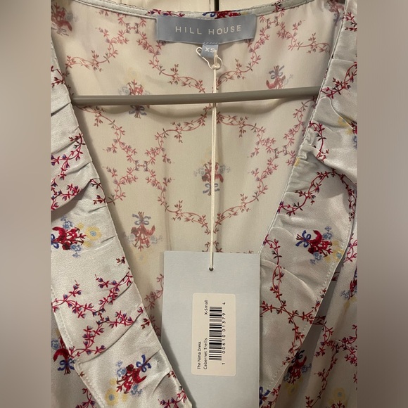 Hill House Nima Dress Cabernet Trellis - Picture 4 of 5